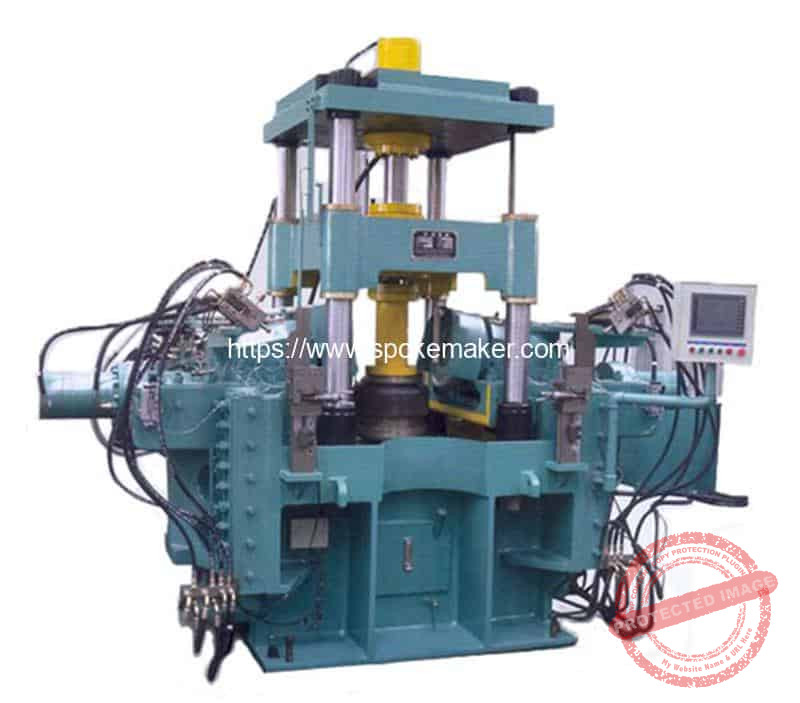 Automatic Car Wheel Rim Side Disc Forming Machine | Cycle Spokes ...