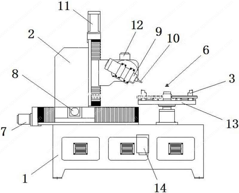 Aluminum-Cycle-Rim-Surface-Arc-Milling-Machine-Drawing