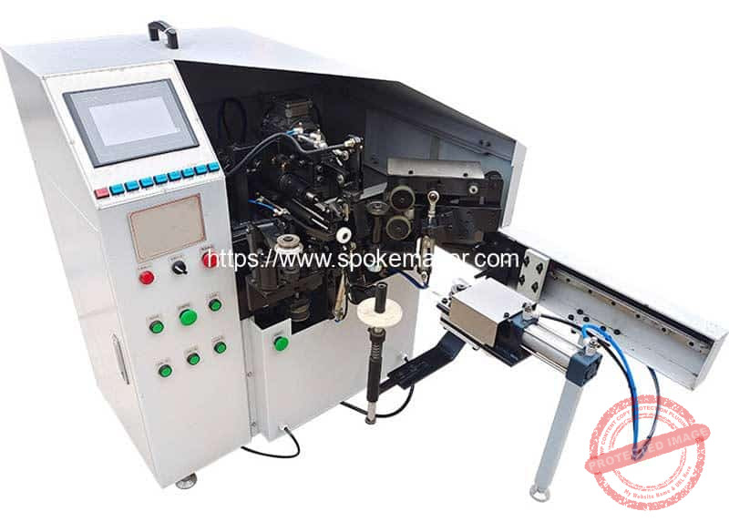 Automatic Wheel Rim Inline Lacer Machine | Cycle Spokes Machine, Spokes ...